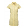 Short Sleeve Buttom Down RELCO YELLOW  Ladies  DRESS