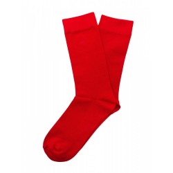 Plain Socks . REDS (One Size)