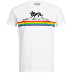 LONSDALE T-Shirt NELSON - BLANCO