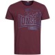 LONSDALE T-Shirt LANGSETT - GRANATE