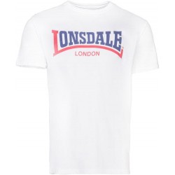 LONSDALE T-Shirt TWO TONE - WHITE
