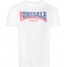 LONSDALE T-Shirt TWO TONE - WHITE