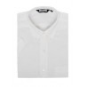 RELCO Ladies Oxford Weave Short Sleeve Shirt - WHITE