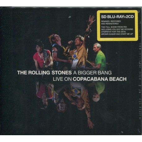 THE ROLLING STONES – A Bigger Bang - Live On Copacabana Beach - BD + 2CD