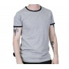 RELCO Mens Ringer T-shirt - GREY
