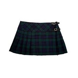 Ladies Tartan LOCHCARRON OF Scotland Skirt - BLACK WATCH