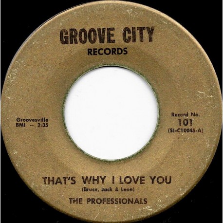 THE PROFESSIONALS – That's Why I Love You / Did My Baby Call - 7´´