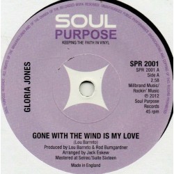 GLORIA JONES / THE TIARAS – Gone With The Wind Is My Love / Love's Made A Connection - 7´´