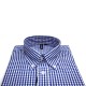 RELCO Short Sleeve Buttom Down Shirt - Gingham NAVY