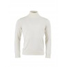 RELCO Men's Knitted Rollneck Top - WHITE