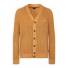 Merc GRAYSON Pure Wool Cardigan - TAN