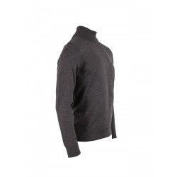 RELCO Men's Knitted Rollneck Top - ANTHRACITA