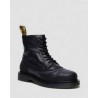 Dr. Martens Pascal 8 Eye Virginia Ambassador Soft Leather Lace Up Boots  - BLACK