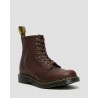 Dr. Martens Pascal 8 Eye Virginia Ambassador Soft Leather Lace Up Boots  - BROWN