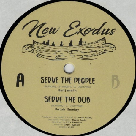 BENJAMMIN, PETAH SUNDAY – Serve The People / Serve The Dub - 12”