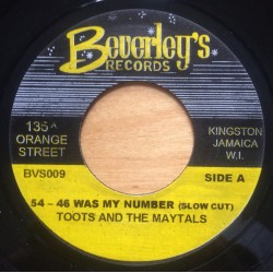 TOOTS & THE MAYTALS / BEVERLY'S ALL STARS – 54 - 46 Was my Number (Slow Cut) - 7´´