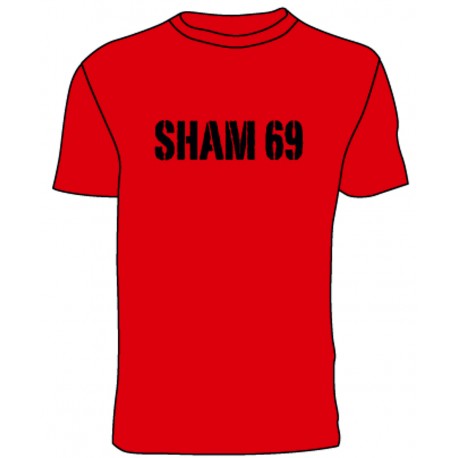 Camiseta Sham 69 (rojo)
