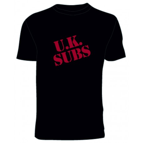 Camiseta UK Subs (texto rojo)