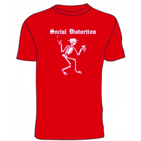 Camiseta Social Distortion (rojo)