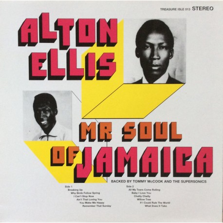ALTON ELLIS - Mr Soul Of Jamaica ( Backed By Tommy McCook And The Supersonics ) - LP