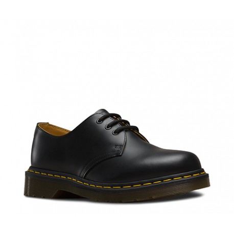 Dr. Martens 3 Eyelet Shoes 1461 59 Smooth - BLACK