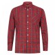Long  sleeve buttom down shirt NEDDY - STERWART RED
