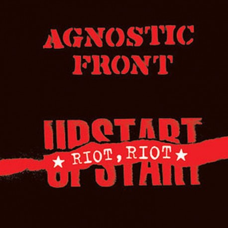 AGNOSTIC FRONT - Riot , Riot Upstart - LP