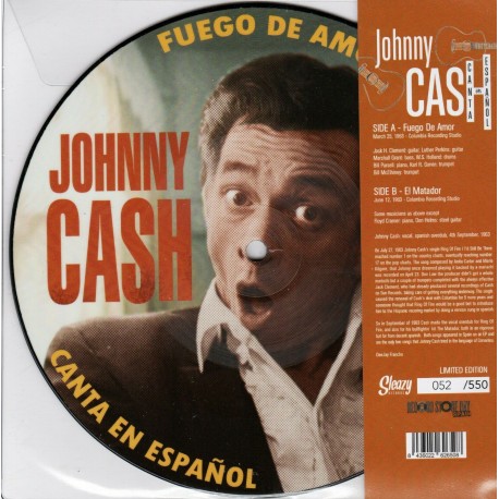 JOHNNY CASH - Fuego De Amor / El Matador - 7"
