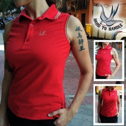 Girls HTH polo -  RED