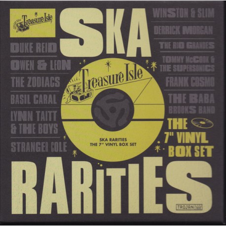 VA - TREASURE ISLAND SKA RARITIES : The 7" Vinyl Box Set - 10 x 7"