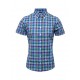 Short Sleeve Buttom Down RELCO MULTI CHECK Ladies Shirt