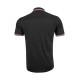 LONSDALE Polo Shirt Lynton Black With Red