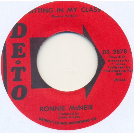 RONNIE McNEIR - Sitting In My Class / Sitting In My Class - 7"