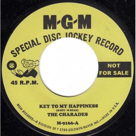 THE CHARADES / CAROL AND GERRY - Key To My Hapiness / On Your Heartache Looks Good - 7"