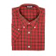 Short Sleeve Buttom Down RELCO RED CHECK Shirt