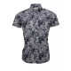 RELCO Short Sleeve Button-Down - NAVY PRINT