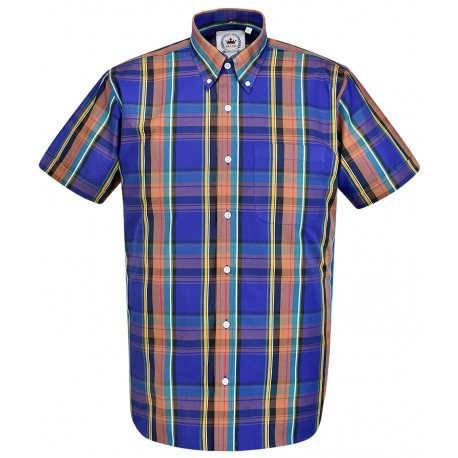 RELCO Short Sleeve Button-Down - PURPLE