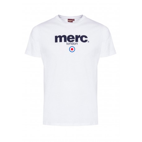 Merc BRIGHTON T-Shirt Short Sleeved WHITE