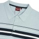 Merc TANNER KNIT Polo Shirt Short Sleeved - SKY BLUE