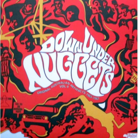VA - Down Under Nuggets: Original Australian Artyfacts 1965-67 Vol. 2- LP