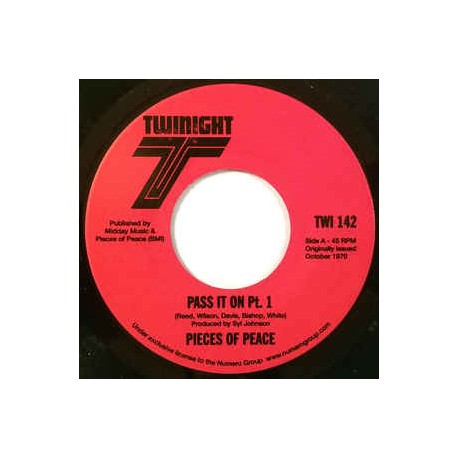 PIECES OF PEACE - Pass It On - 7"