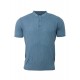 RELCO Knitted Polo Shirt Short Sleeved DUSTY BLUE