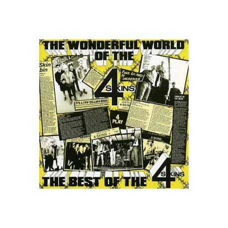THE 4-SKINS - The Wonderful World Of The 4 Skins (The Best Of The 4 Skins ) - LP