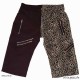 SEXY PUNK Zip Shorts - BLACK and LEO