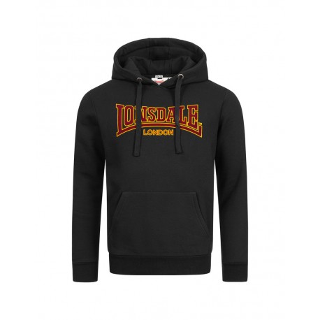 LONSDALE Sweatshirt HOODED CLASSIC LL002 - BLACK
