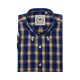 RELCO Short Sleeve Button-Down - BLUE and YELLOW