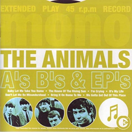 THE ANIMALS - A's B's & EP's - CD