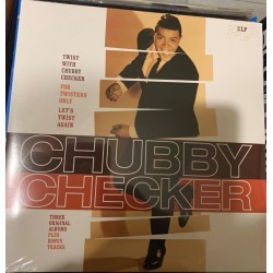 CHUBBY CHECKER – Twist With Chubby Checker / For Twisters Only / Let's Twist Again - 2xLP