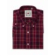 RELCO Short Sleeve Button-Down - BURGUNDY