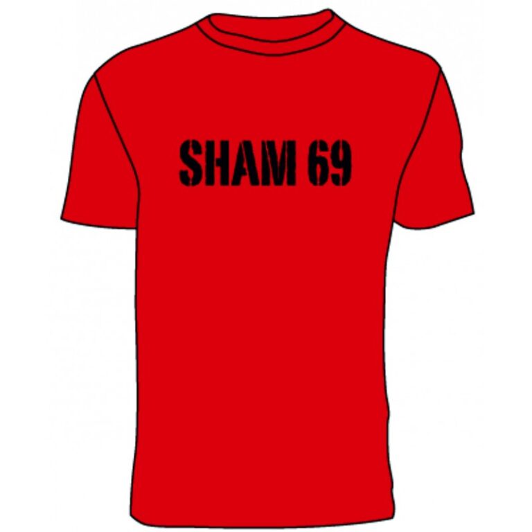 Camiseta Sham 69 (rojo)